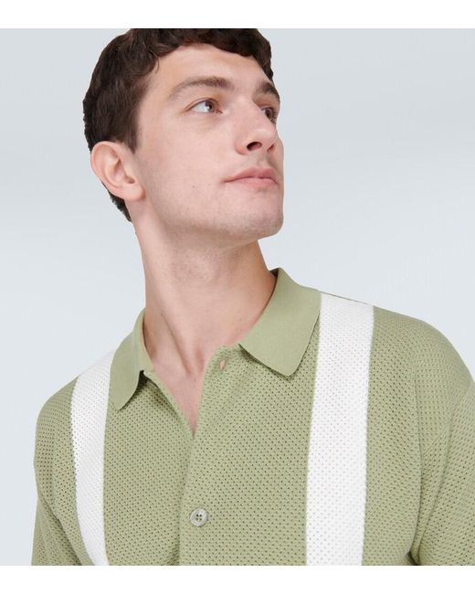 Frescobol Carioca Green Barretos Cotton Shirt for men