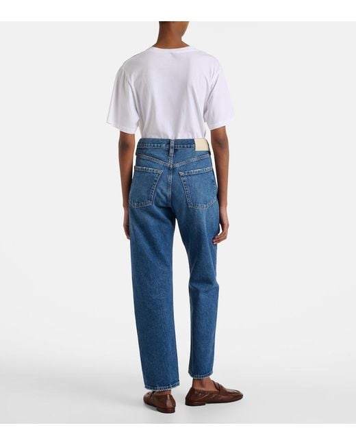 Citizens of Humanity Blue Winslow Mid-Rise Straight Jeans