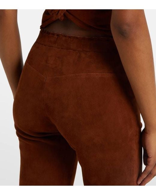 Stouls Brown Jp Twenty Suede Leggings