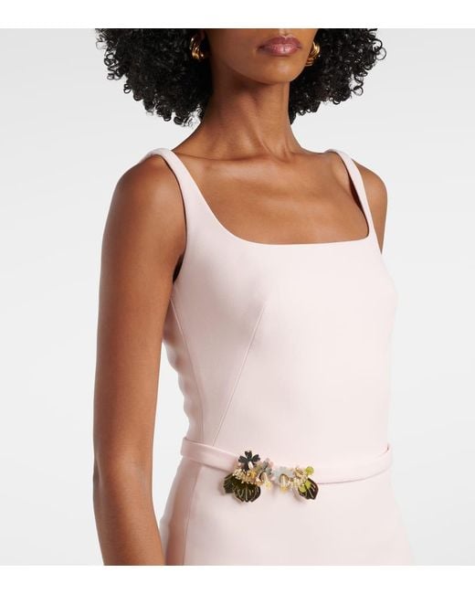 Safiyaa Pink Verzierte Robe Kristena