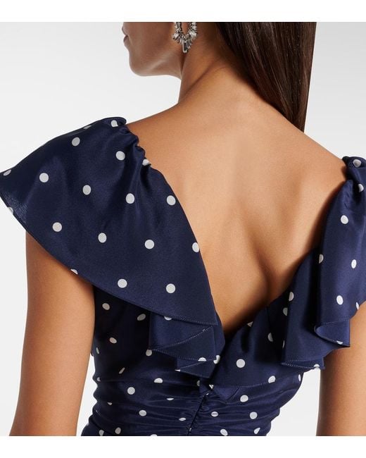 Abito Midi di Alessandra Rich in Blue
