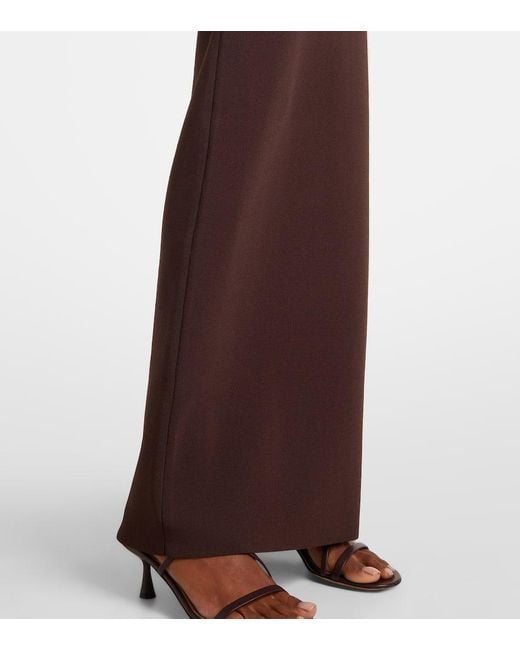 Christopher Esber Purple Jersey Maxi Dress