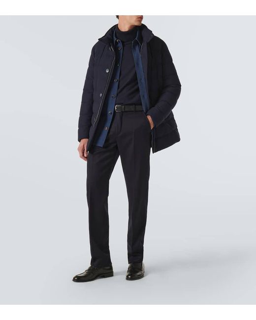 Herno Daunenjacke Aus Einem Kaschmirgemisch in Blue für Herren