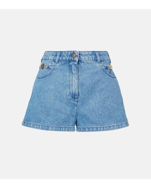Patou Blue Denim Shorts