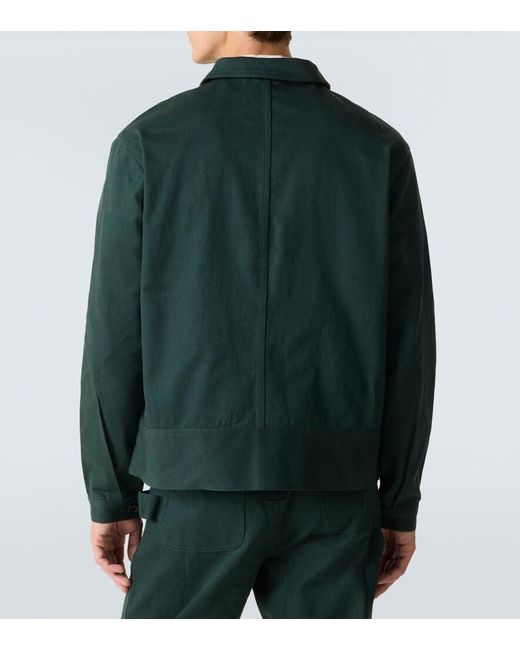 Bode Green Knolly Brook Cotton Twill Jacket for men