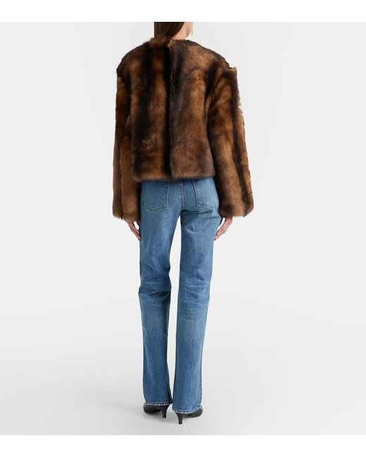 Nili Lotan Blue Joan Mid-Rise Straight Jeans