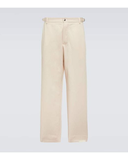 Pantalones Le Pantalon Jean De Algodon Y Lino Jacquemus de hombre de color Natural