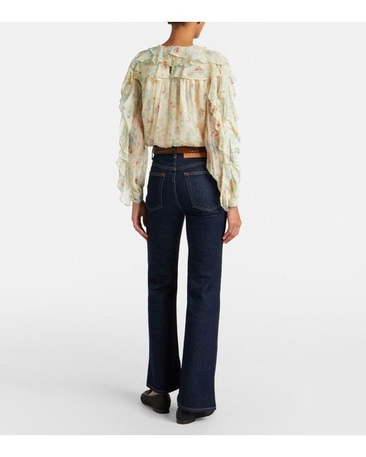 Ulla Johnson Blue Lou Flared Jeans