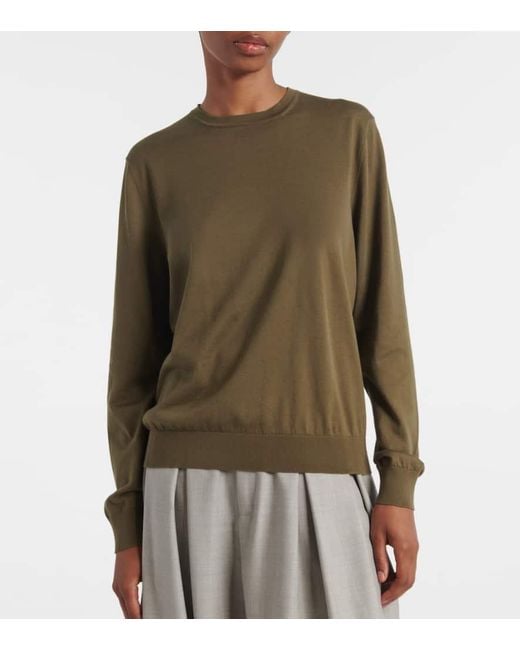 Jersey De Algodon Loro Piana de color Green