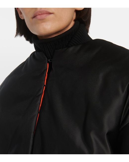 Bomber Oversized Alaïa de color Black