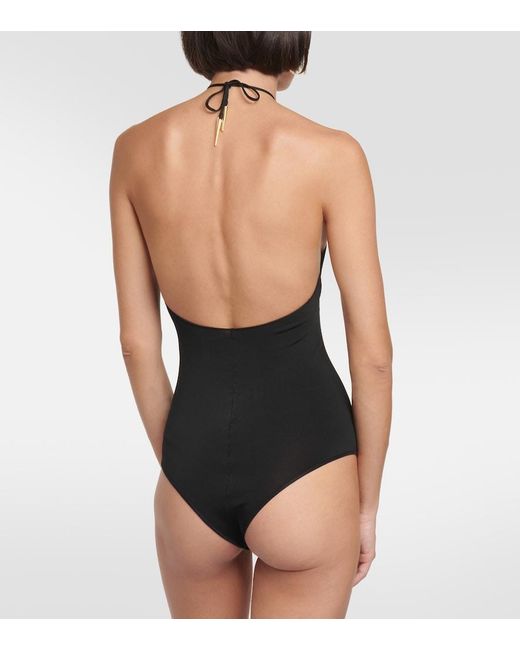 Galvan Black Kali Cutout Bodysuit