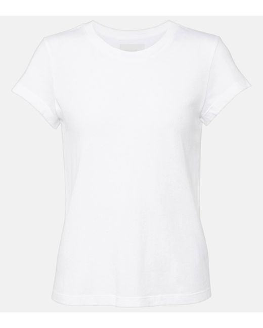 Citizens of Humanity White Juliette Cotton Jersey T-shirt