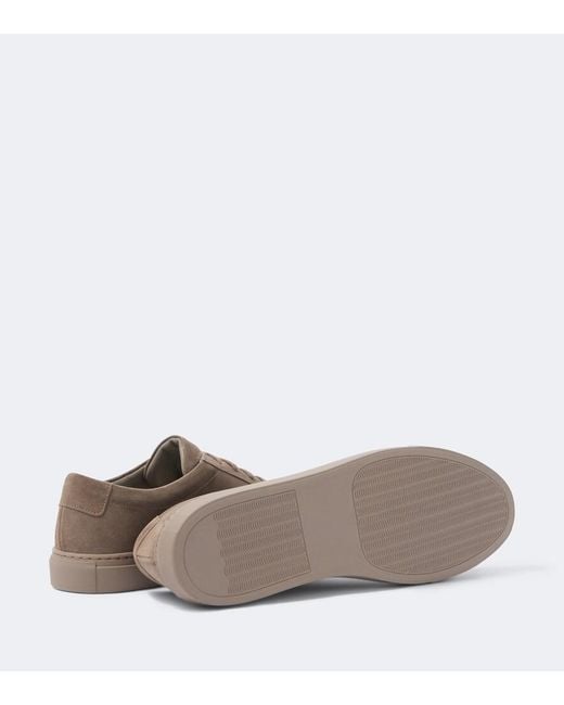 Common Projects Brown Achilles Suede Sneakers for men