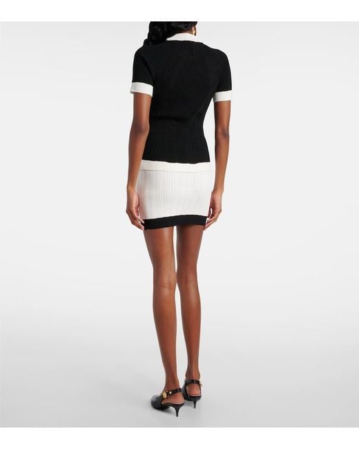 Top Balmain en coloris Black