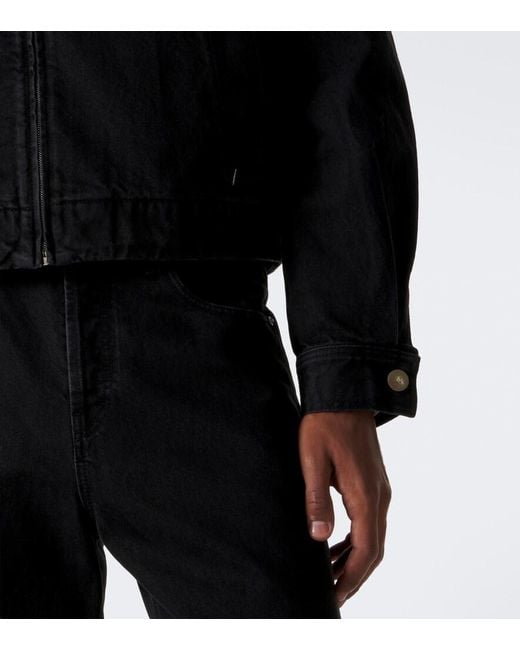 Jacquemus Black Canevas De-Nimes Denim Jacket for men