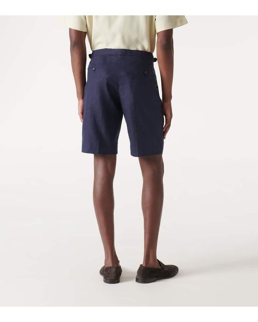 Incotex Shorts aus Leinen in Blue für Herren