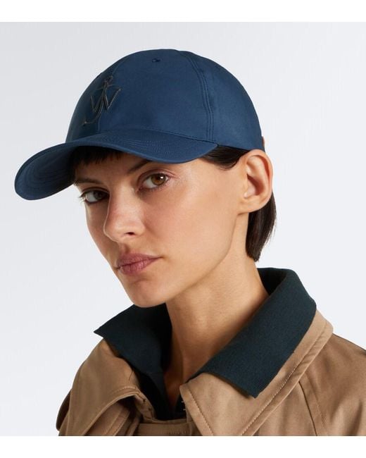 J.W. Anderson Blue Logo Cotton Baseball Cap