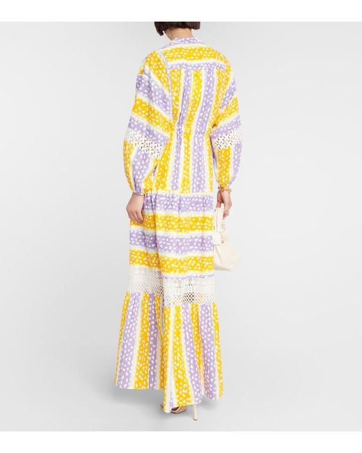 Diane von Furstenberg Metallic Maxi Dress