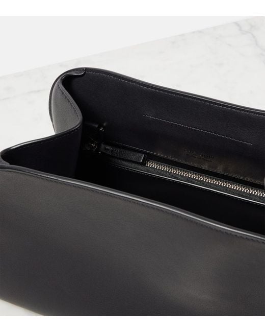 The Row Black Schultertasche Peggy Small Aus Leder