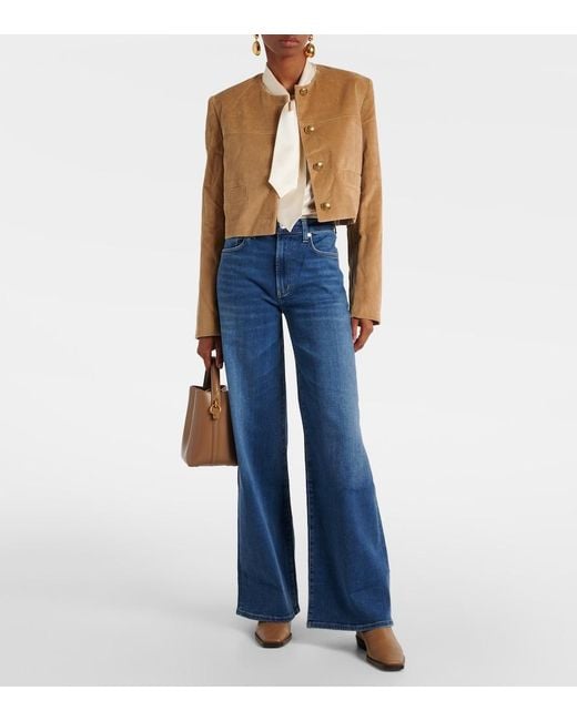 Citizens of Humanity Natural Pia Cropped Cotton Corduroy Jacket