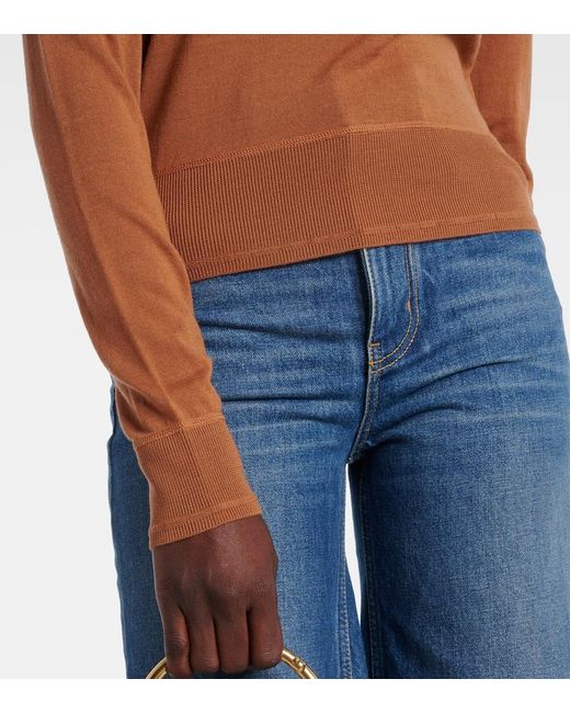 Chloé Brown Wool Sweater