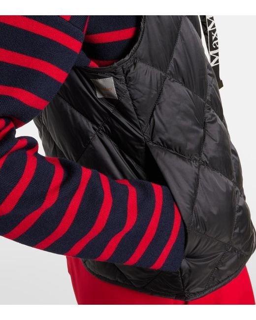 Max Mara Black The Cube Tregic Quilted Down Vest