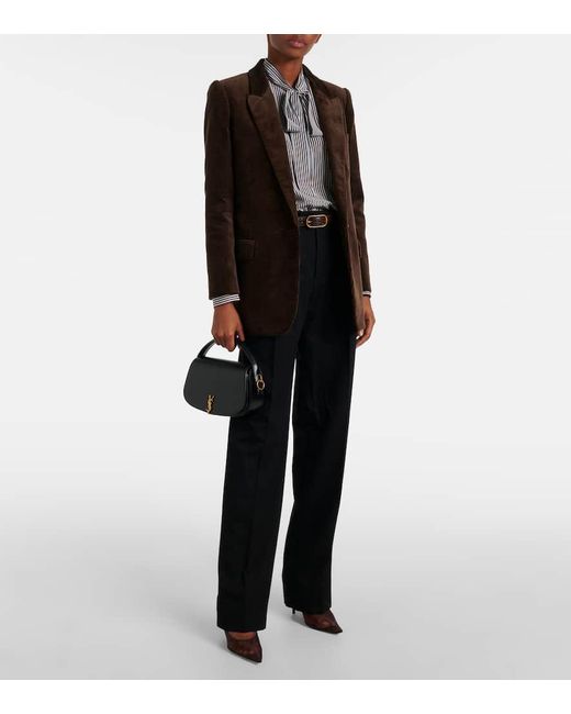 Nili Lotan Brown Blazer Diane Aus Baumwoll-Cord