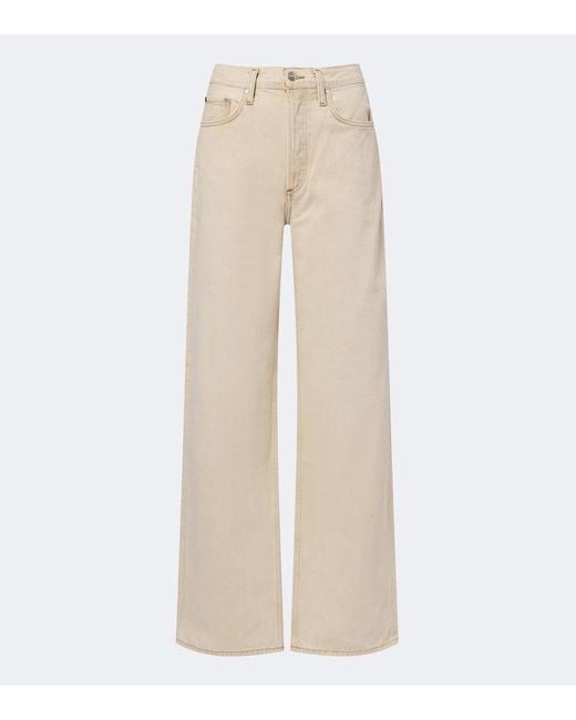 Agolde Natural Arc 32 Wide-Leg Jeans
