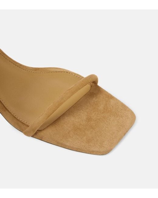 Mules The Minimalist 35 En Daim Totême  en coloris Natural