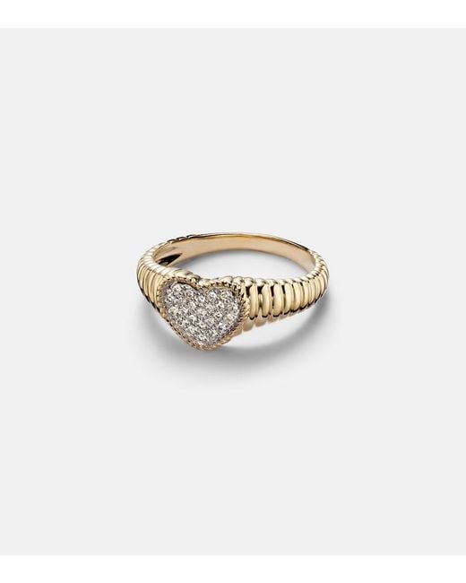 Yvonne Léon White Baby 9Kt Ring With Diamonds