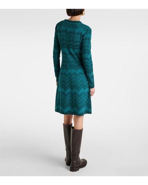Robe Missoni en coloris Blue