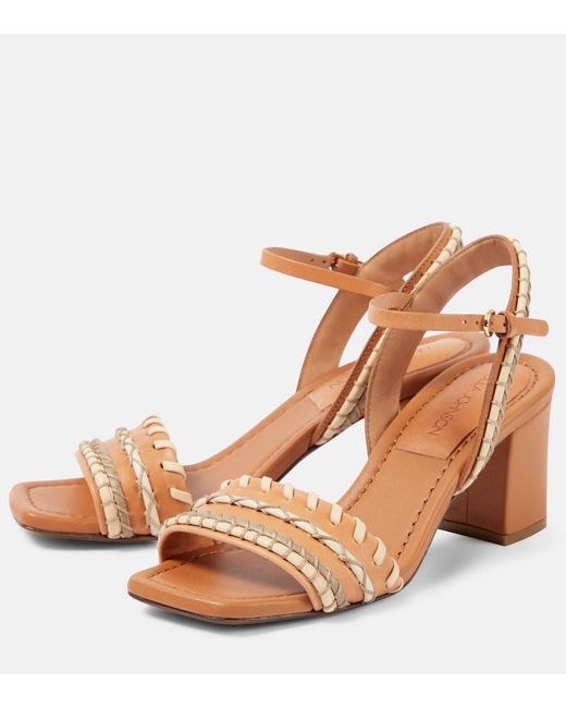 Ulla Johnson Brown Sandalen Sofia Aus Leder