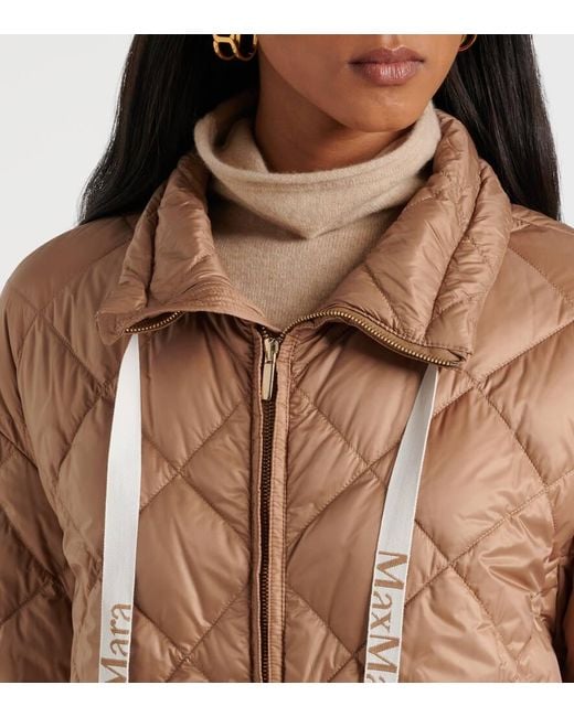 Max Mara Brown The Cube Daunenjacke Pisoft