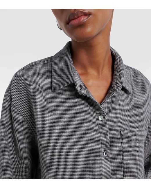 Velvet Gray Hemd Adeline Aus Baumwolle