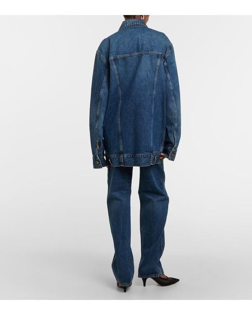 Khaite Blue Ross Oversized-jeansjacke