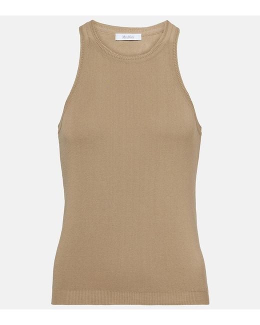 Max Mara Natural Cotton Tank Top