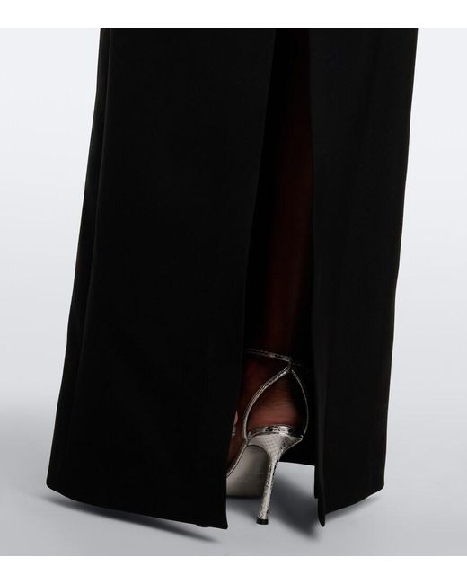 David Koma Black Embellished Gown