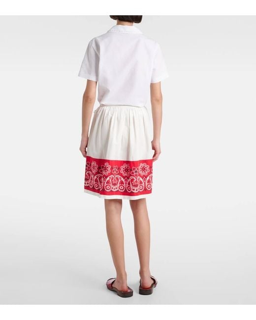 Minigonna di Miu Miu in Red