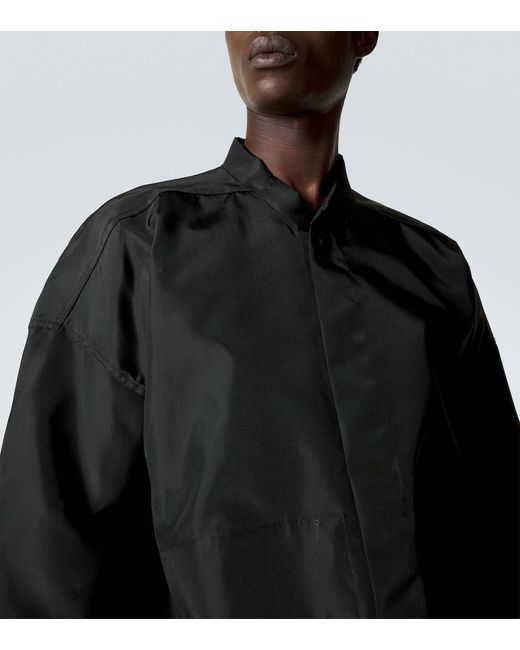 Rick Owens Black Jumbo Faun Oversized Shirt for men