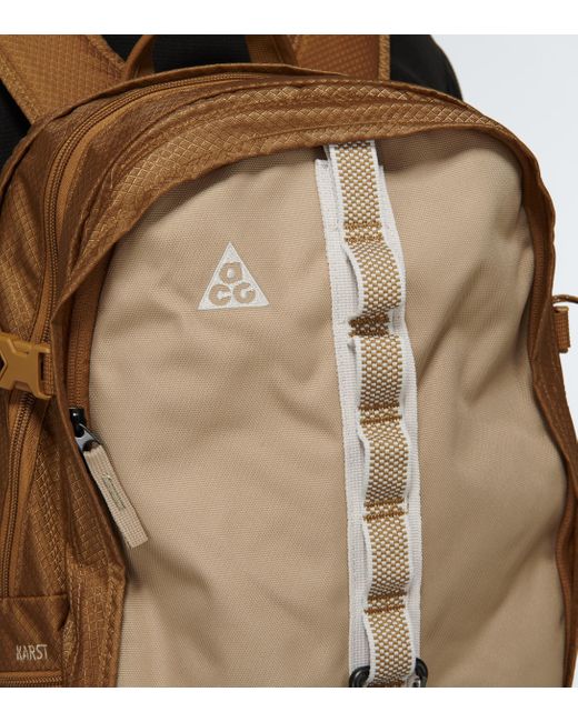 acg backpack leather NIKE Black 'Daymax' (25l) HJ8178 The Nike ACG Daymax is a versatile backpack designed for everyday movement with a clear outdoor edge Black Nike ACG Daypack Backpack