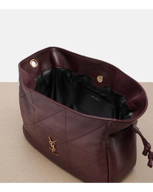 Saint Laurent Red Jamie Small Leather Shoulder Bag