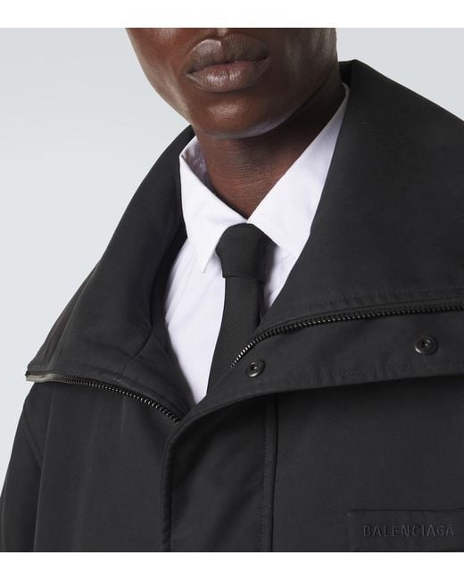 Balenciaga Black Wool Tie for men
