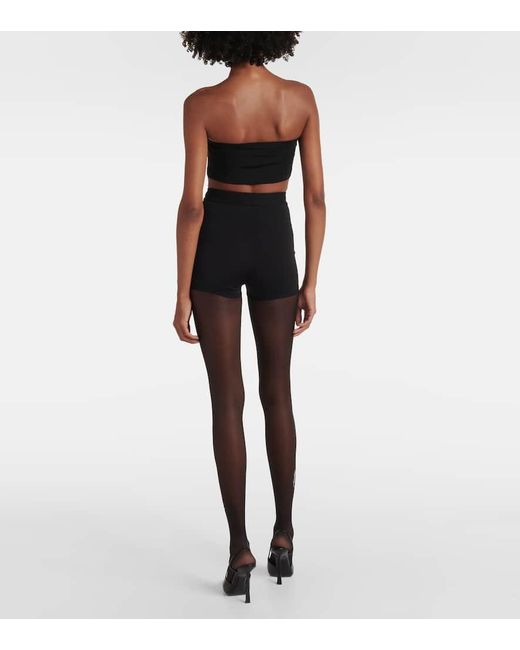 Saint Laurent Black Bikershorts