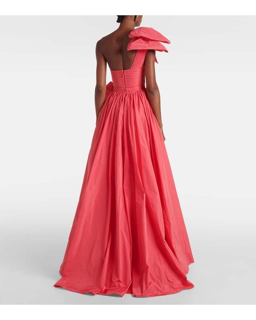 Elie Saab Red Minikleid Aus Taft