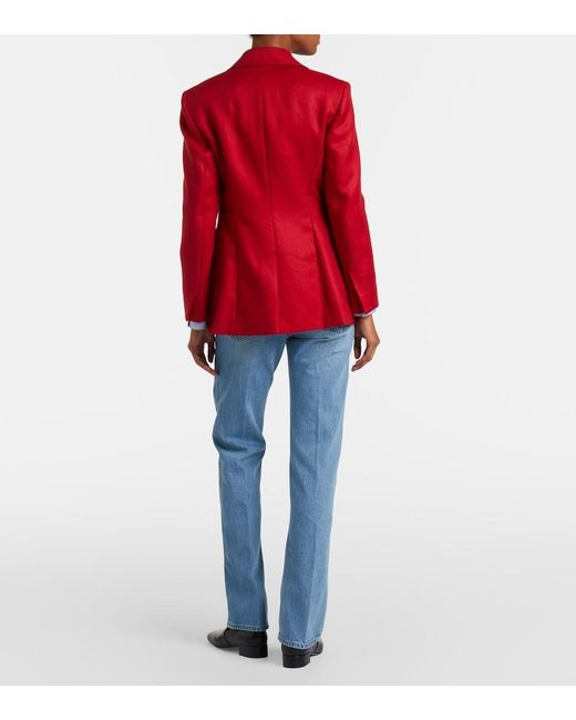 FRAME Blue The Vertical Straight Jeans