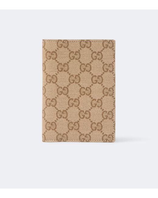 Gucci Natural Essence Classic Gg Canvas Passport Holder for men