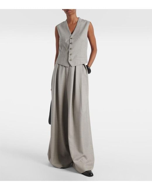 Ralph Lauren Gray Jaiden Wool Vest