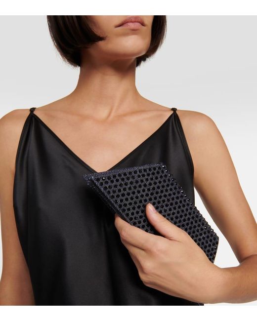 Clutch Superamini Yigit di AMINA MUADDI in Blue