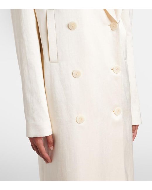 Magda Butrym Natural Floral-Applique Coat