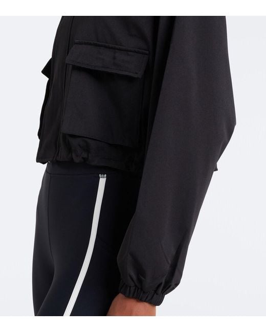 The Upside Black Ace Cropped Jacket